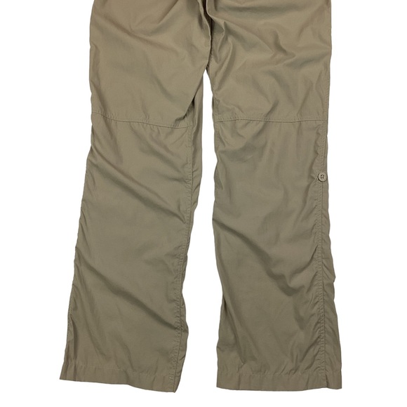 North Face Convertible Cargo Hiking Camping Pant Tan Nylon - Picture 6 of 12